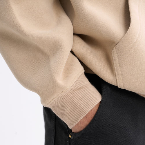 Beige Essential Hoodie