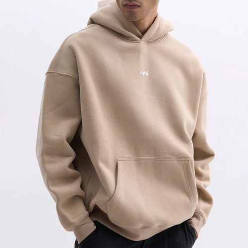 Beige Essential Hoodie