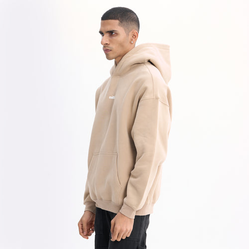 Beige Essential Hoodie