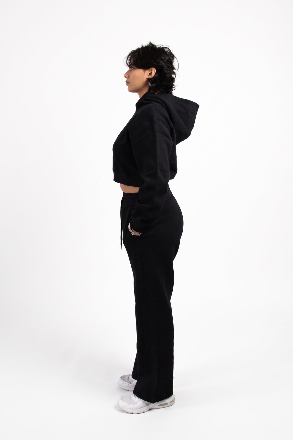 Women's Black Trackpant