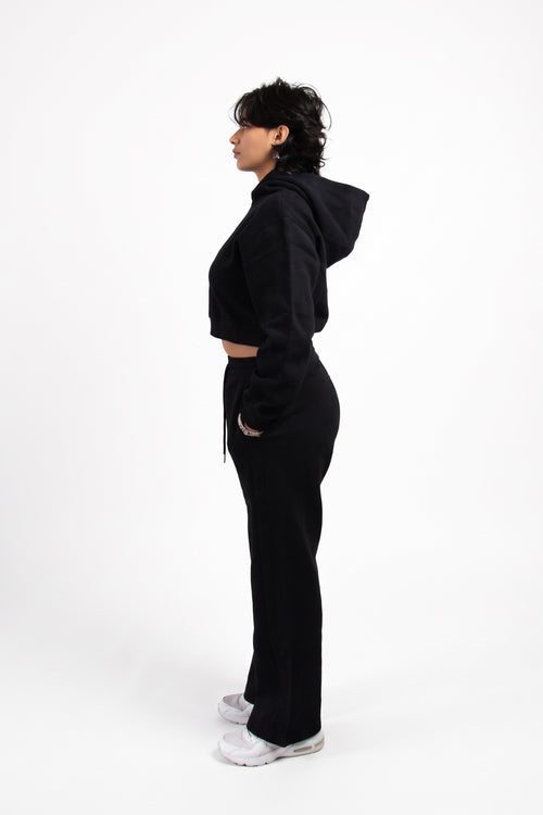 Women's Black Trackpant