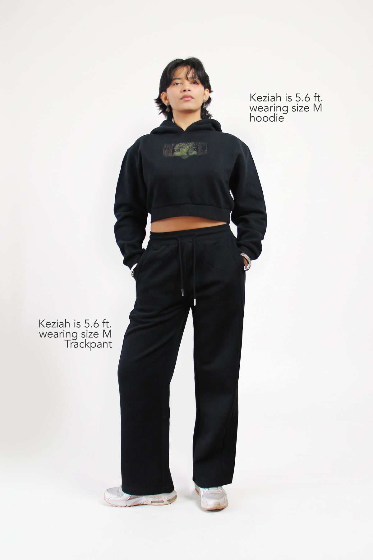 Women's Black Trackpant