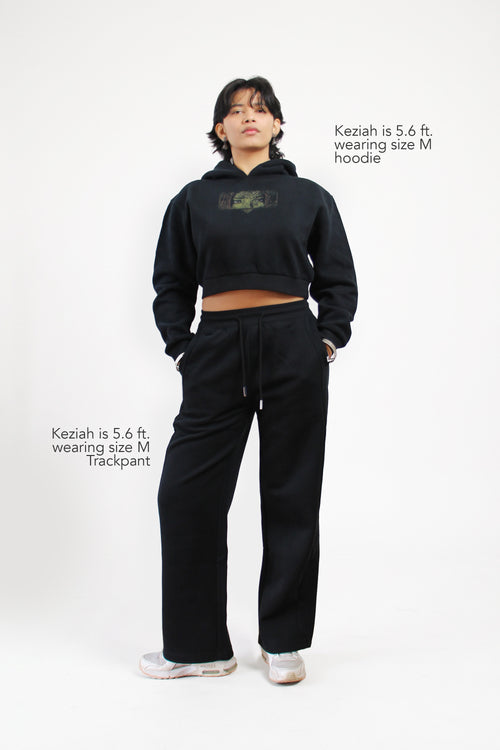 Women's Black Trackpant