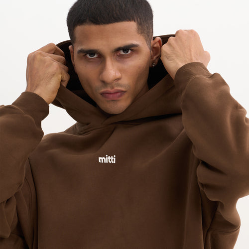Brown Essential Hoodie