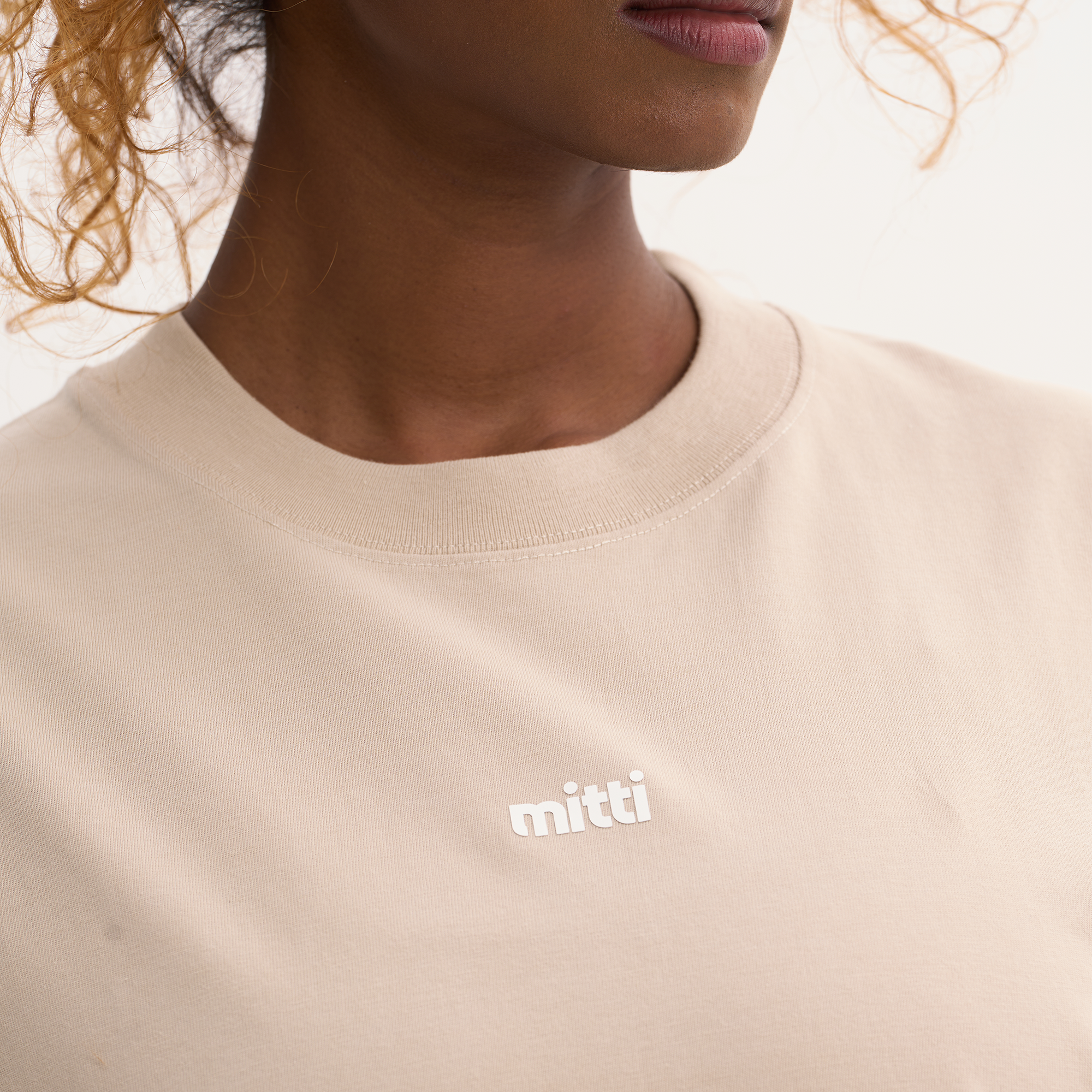 Oversized Beige Tee