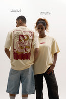 Mitti Nagkanya Graphic Tee styled on model, full length