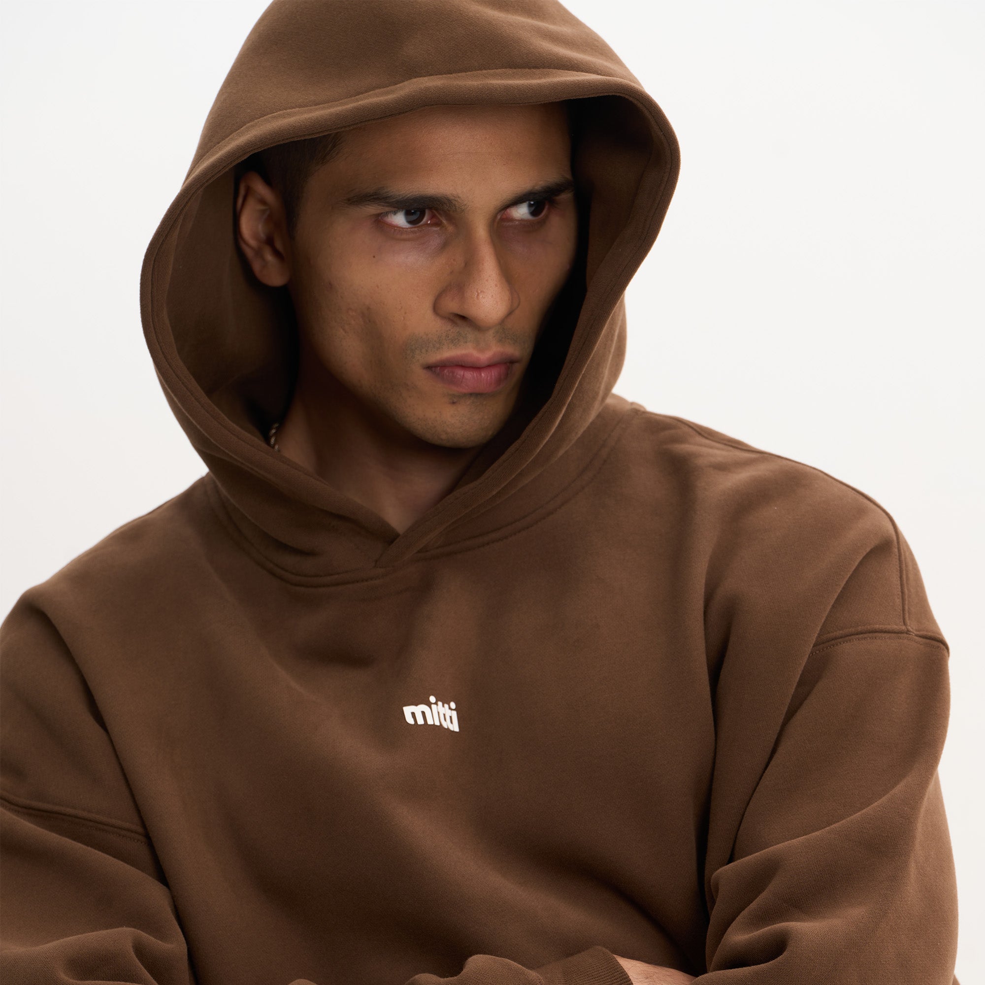 Brown Essential Hoodie