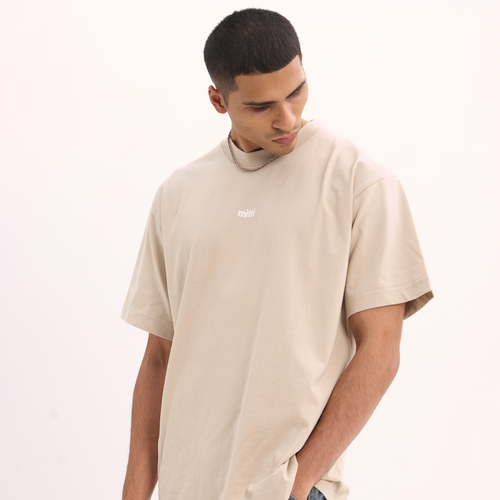 Oversized Beige Tee