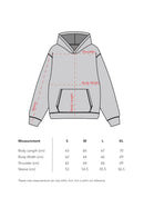 Mitti Essential Hoodie on model, full length street style shot
