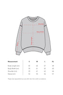 Mitti Espresso Sweatshirt side profile on model showing relaxed fit