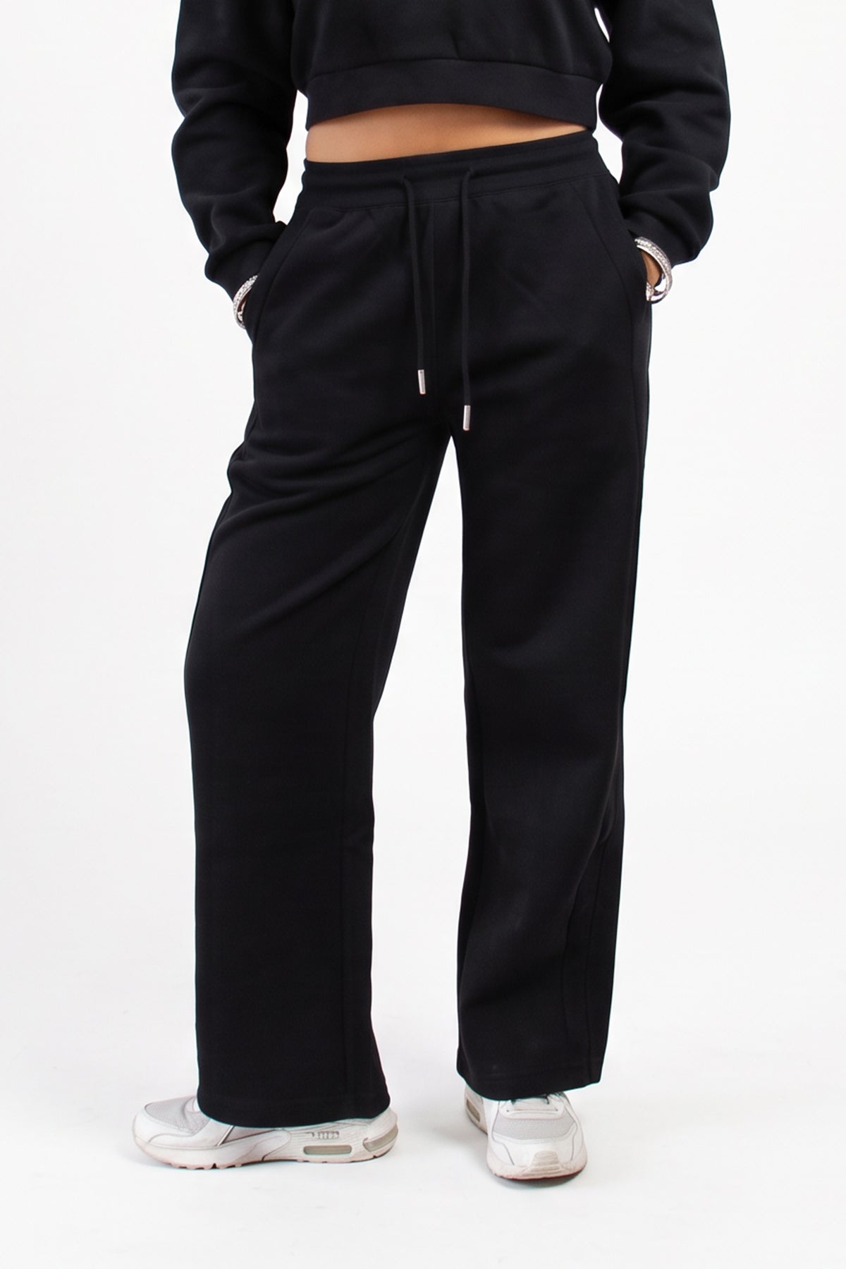 Women's Black Trackpant