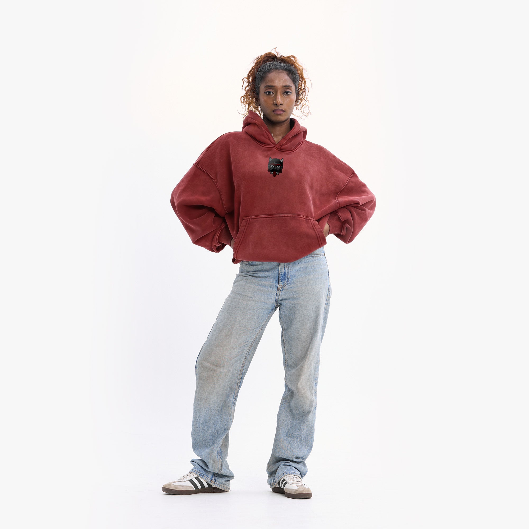 Nazar Battu Embroidered Hoodie