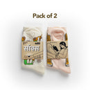Mitti Socks Bundle pack of two, Rickshaw and Chai socks together
