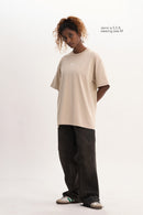 Oversized Beige Tee