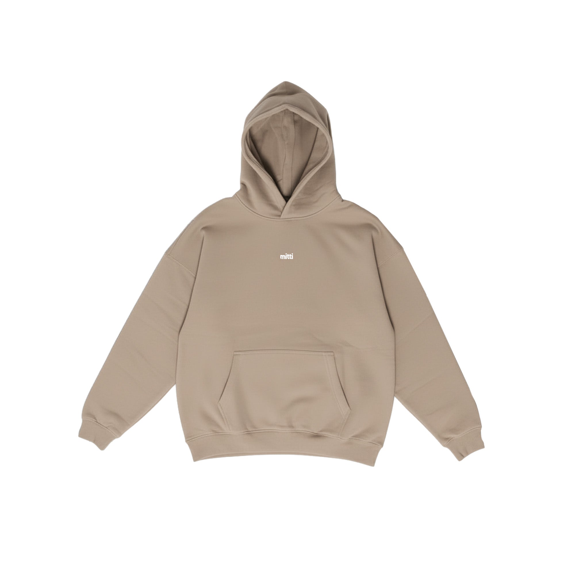 Beige Essential Hoodie
